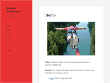 Tablet Screenshot of bungeeadventures.net